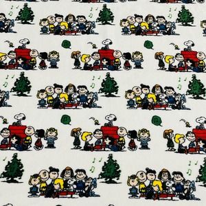 Berkshire Peanuts Gang Fleece Blanket Charlie Snoopy Schroeder Piano Music 2017